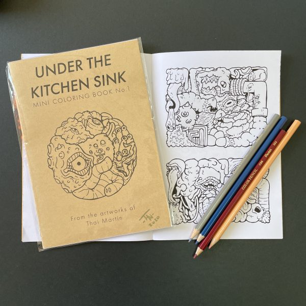 Under the Kitchen Sink Mini Coloring Book