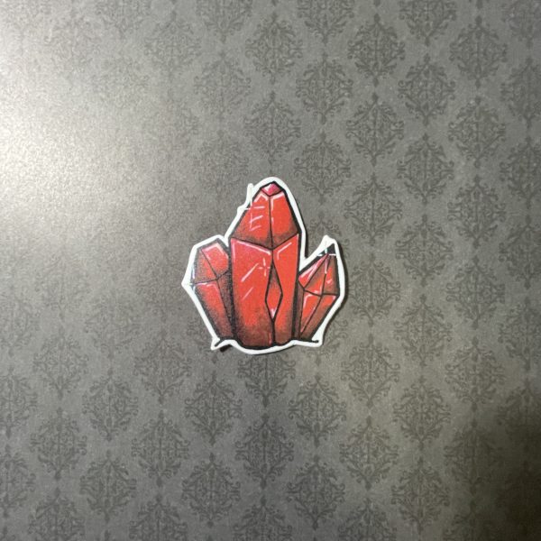 The Red Crystal Sticker