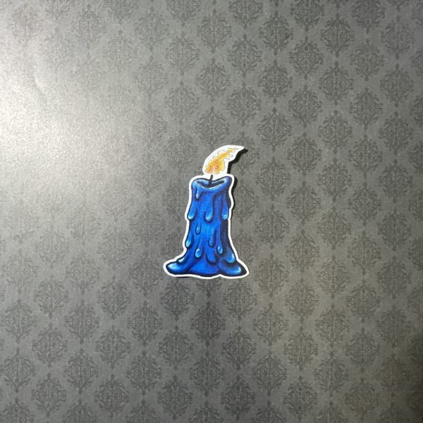 The Blue Candle Sticker