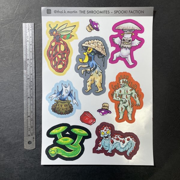 Spooky Shroomites Sticker Pack