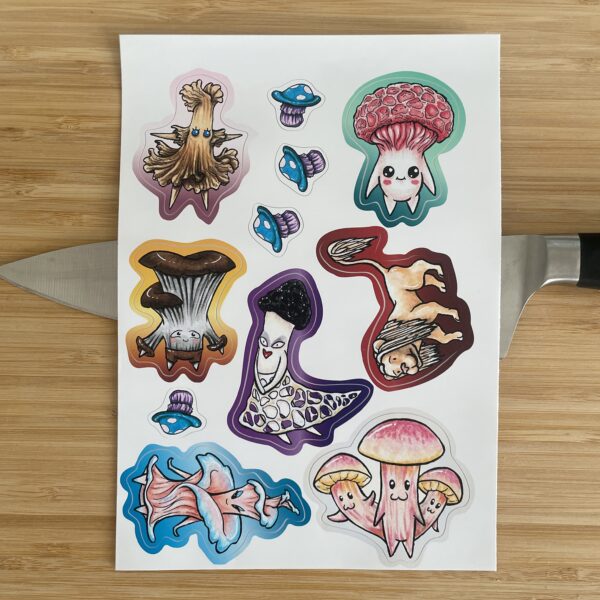 Cute Shroomites Sticker Pack